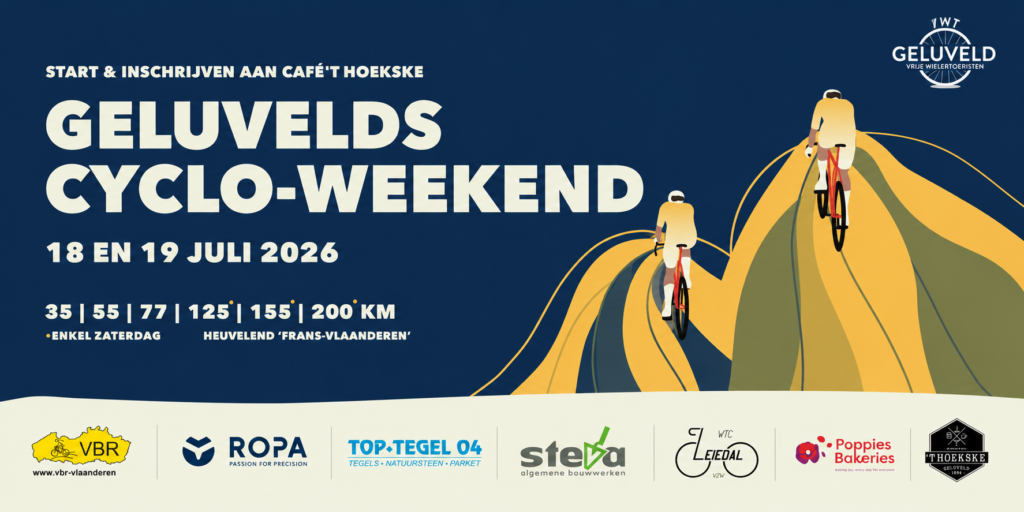 Geluvelds Cyclo-Weekend 18 en 19 juli 2026